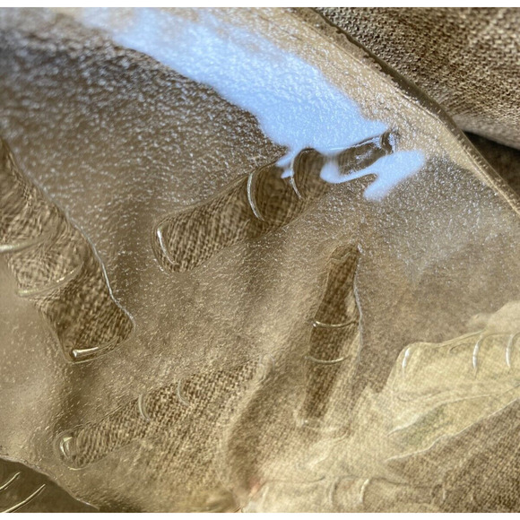 Vintage Arcoroc Coca Cola Embossed Glass Bowl Serving Snack 11” Super Bowl Chips - Picture 7 of 8